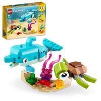 Bild vom Artikel LEGO Creator 31128 3-in-1 Delfin und Schildkröte, Seepferdchen, Fisch vom Autor 
