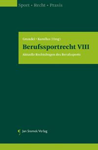 Produktbild: Berufssportrecht VIII