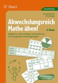 Produktbild: Abwechslungsreich Mathe &uuml;ben! Klasse 4
