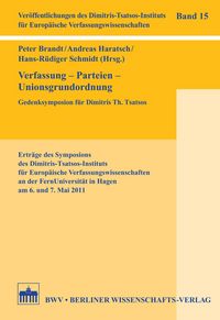 Produktbild: Verfassung - Parteien - Unionsgrundordnung