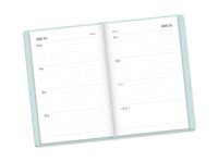 Terminplaner Lederlook 2024 Mint