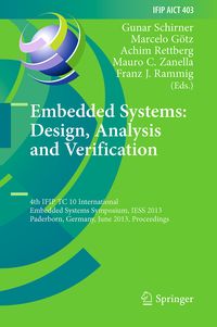 Produktbild: Embedded Systems: Design, Analysis and Verification