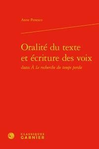 Produktbild: Oralit&eacute; du texte et &eacute;criture des voix dans A la recherche du temps