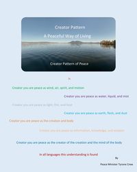 Produktbild: Creator Pattern A Peaceful Way of Living