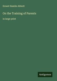 Produktbild: On the Training of Parents