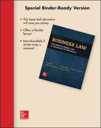 Produktbild: Loose-Leaf For Business Law 16
