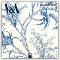 Produktbild: True Blue &ndash; Richtiges Blau &ndash; Kunstkalender 2027 &ndash; Original Flame Tree Publishing-Kalender [Kalender]
