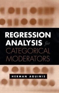 Produktbild: Regression Analysis for Categorical Moderators