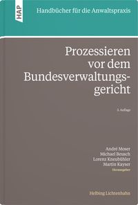 Produktbild: Prozessieren vor dem Bundesverwaltungsgericht