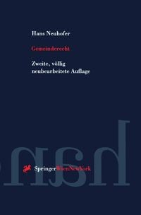 Produktbild: Gemeinderecht