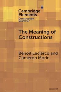 Produktbild: The Meaning of Constructions