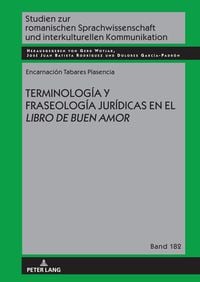 Produktbild: Terminolog&iacute;a Y Fraseolog&iacute;a Jur&iacute;dicas En El Libro De Buen Amor