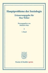 Produktbild: Hauptprobleme der Soziologie.