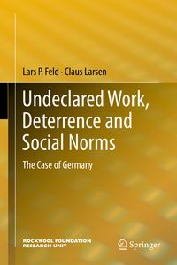 Produktbild: Undeclared Work, Deterrence and Social Norms