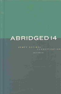 Produktbild: Abridged Dewey Decimal Classification and Relative Index