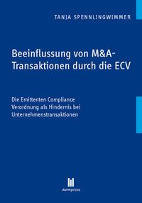 Produktbild: Beeinflussung von M&A-Transaktionen durch die ECV
