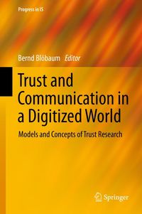 Produktbild: Trust and Communication in a Digitized World