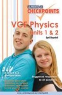 Produktbild: Boydell, S: Cambridge Checkpoints VCE Physics Units 1 and 2