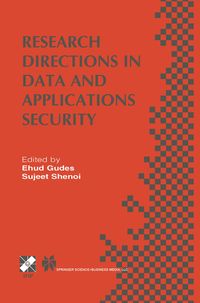Produktbild: Research Directions in Data and Applications Security