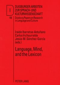 Produktbild: Language, Mind, and the Lexicon