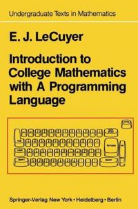 Produktbild: Introduction to College Mathematics with A Programming Language
