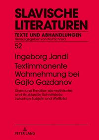 Produktbild: Textimmanente Wahrnehmung bei Gajto Gazdanov