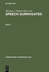 Produktbild: Speech Surrogates. Part 2