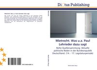 Produktbild: Mietrecht. Was u.a. Paul Lehrieder dazu sagt