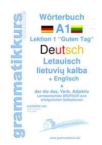 Produktbild: W&ouml;rterbuch Deutsch - Litauisch - Englisch Niveau A1