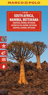 Produktbild: MARCO POLO Reisekarte S&uuml;dafrika, Namibia, Botswana 1:2,4 Mio