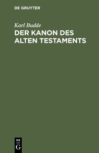 Produktbild: Der Kanon des Alten Testaments