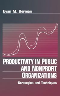 Produktbild: Productivity in Public and Non Profit Organizations