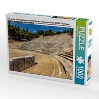 Produktbild: CALVENDO Puzzle Das in den Felsen gehauene antike Theater von Argos fasste 20.000 Zuschauer, Argolis, Peloponnes, Griechenland 1000 Teile Puzzle quer | 1000 Teile Lege-Gr&ouml;&szlig;e 64 &times; 48 cm Foto-Puzzle f&uuml;r gl&uuml;ckliche Stunden
