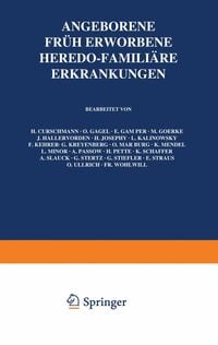 Produktbild: Angeborene, fr&uuml;h erworbene, heredo-famili&auml;re Erkrankungen