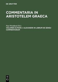Produktbild: Alexandri in librum De sensu commentarium