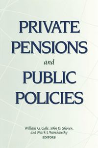 Produktbild: Private Pensions and Public Policies