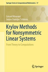 Produktbild: Krylov Methods for Nonsymmetric Linear Systems