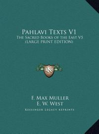 Produktbild: Pahlavi Texts V1