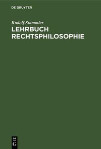 Produktbild: Lehrbuch Rechtsphilosophie