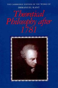 Produktbild: Theoretical Philosophy After 1781
