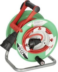 Produktbild: Brennenstuhl 1148370 Kabeltrommel 25.00m Rot Schutzkontakt-Stecker