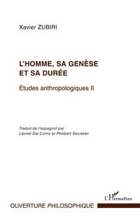 Produktbild: L'homme, sa gen&egrave;se et sa dur&eacute;e