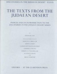 Produktbild: Tov, E: Discoveries in the Judaean Desert