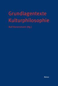 Produktbild: Grundlagentexte Kulturphilosophie