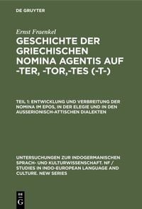 Produktbild: Entwicklung und Verbreitung der Nomina im Epos, in der Elegie und in den au&szlig;erionisch-attischen Dialekten