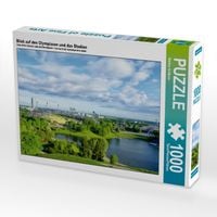 Produktbild: CALVENDO Puzzle Blick auf den Olympiasee und das Stadion | 1000 Teile Lege-Gr&ouml;&szlig;e 64x48cm Foto-Puzzle f&uuml;r gl&uuml;ckliche Stunden