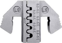 Produktbild: TOOLCRAFT TO-9627240 Crimpeinsatz FASTIN-FASTON 2.8, ST, JPT 2.8K Kontakt, JT 2.8, Formschluss 6.3 Kontakt, MCP-Kontakt (SWS) 0.2 bis 0.5 mm&sup2;
