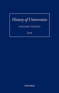 Produktbild: History of Universities Volume XXXIII/2