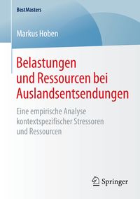 Produktbild: Belastungen und Ressourcen bei Auslandsentsendungen