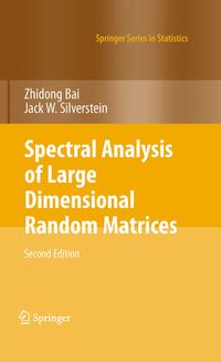 Produktbild: Spectral Analysis of Large Dimensional Random Matrices
